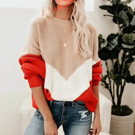 Weicher Strickpullover Perfekt Für Gemütliche Winter Damen
