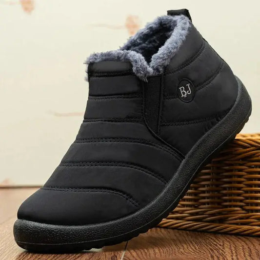 Klassische Warme Schlupfstiefel Mit Kurzem Schaft Für Damen