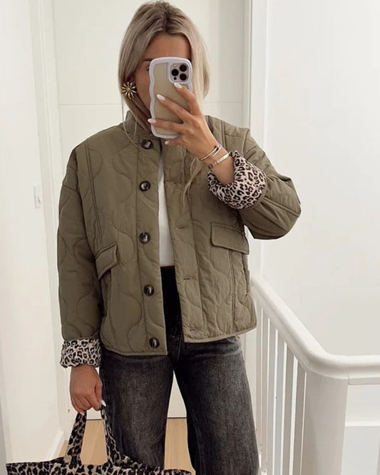 Gesteppte Kurzjacke Mit Schickem Streetstyle Damen