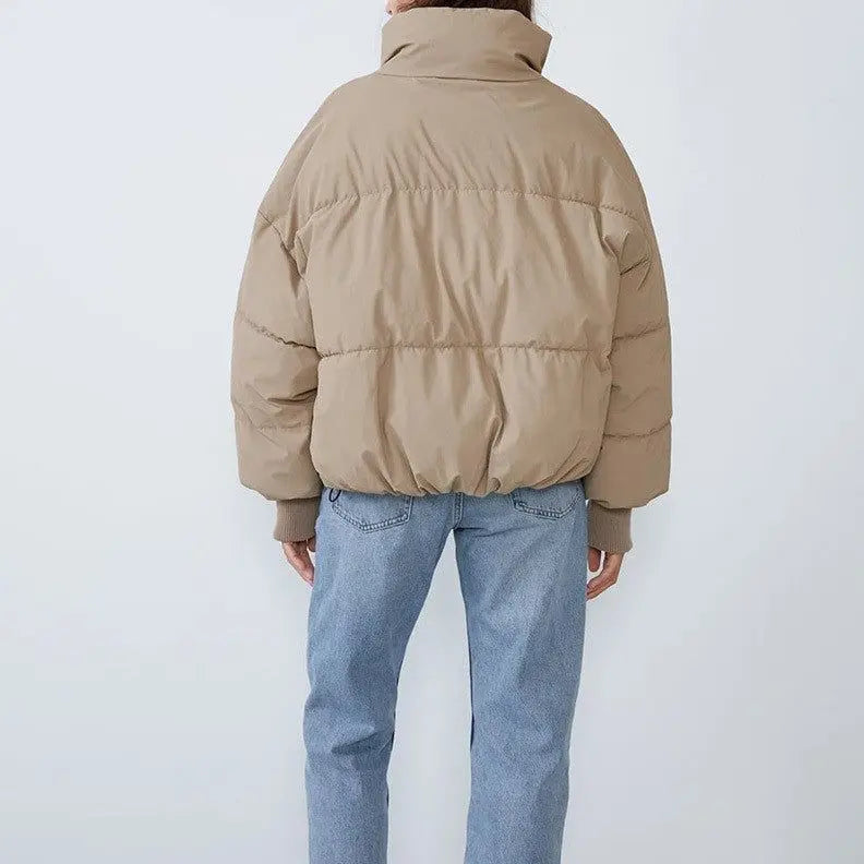 Übergroße Lässige Puffer Winterjacke Für Damen