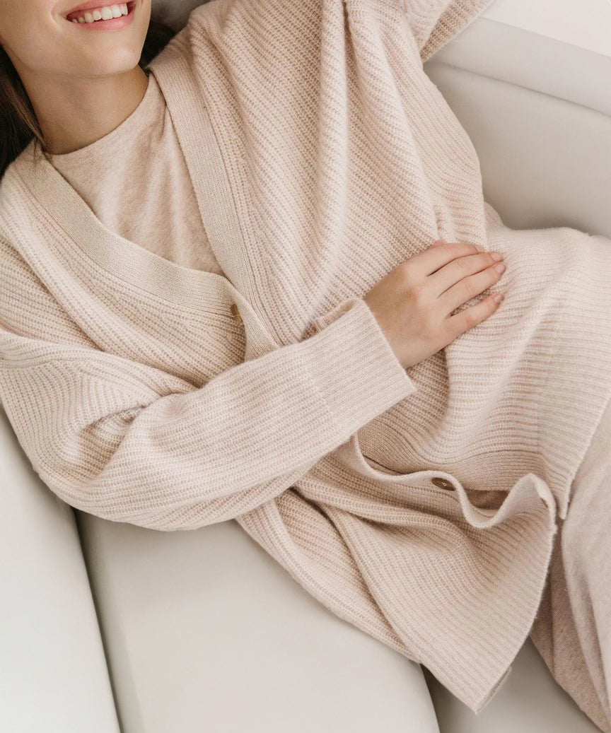 Gemütlicher Strick-Cardigan mit Knopfleiste für Damen