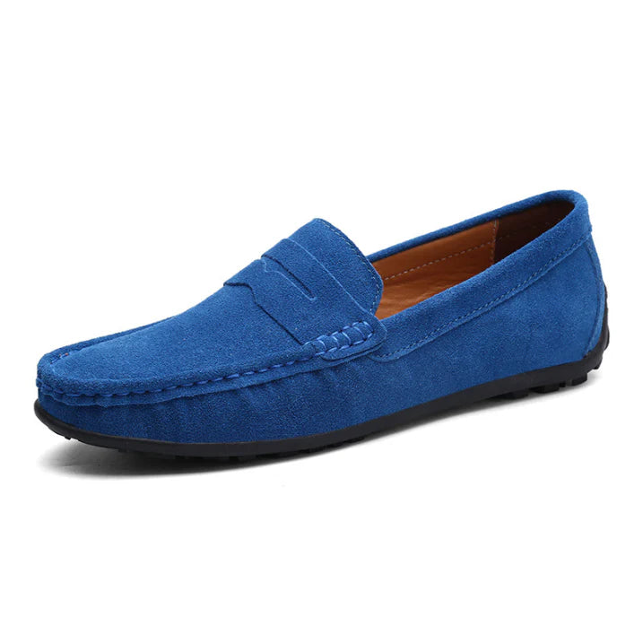 Klassische Wildleder Slipper Bequeme Freizeitschuhe Herren Winter