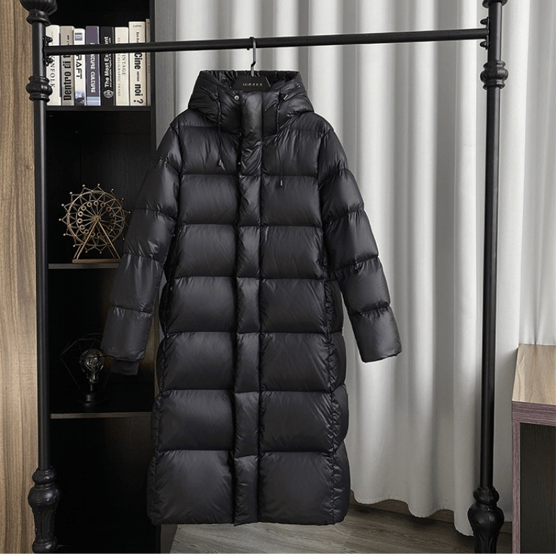 Warme Lange Steppjacke Ideal für Winter Damen
