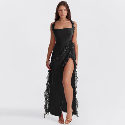 Schönes bequemes Kleid mit entspannter Silhouette für Damen