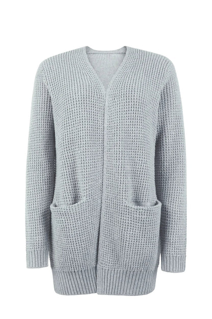 Gemütliche Offene Strickjacke Für Damen