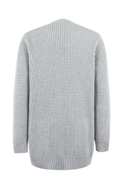 Gemütliche Offene Strickjacke Für Damen