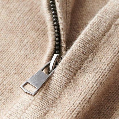Stylischer Zip Pullover Für Herren Winter