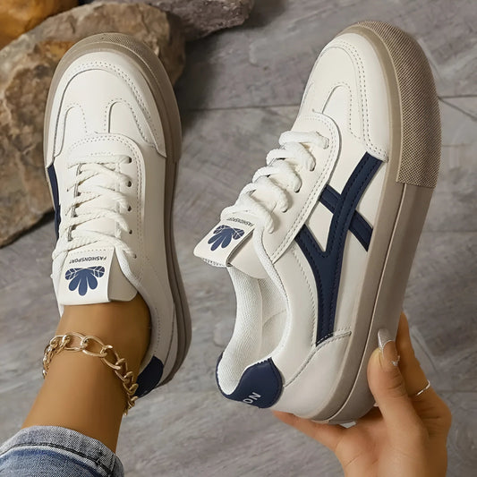 Stylische Strick-Sneaker mit Schnürung und Sportlichem Komfort für Frauen