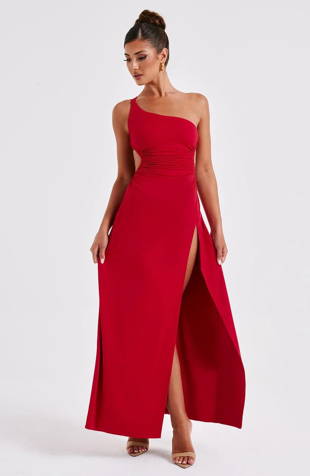 Elegantes Maxikleid mit lockerer Passform Für Frauen