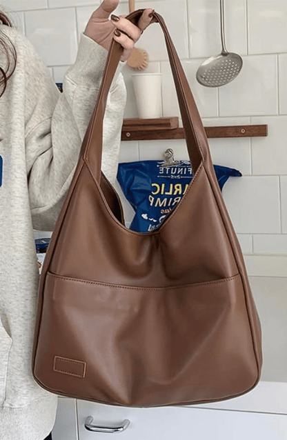 Retro-Schultertasche mit Moderner Funktionalität für Frauen
