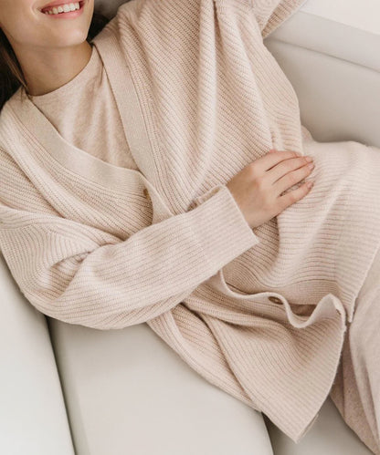 Gemütlicher Strick-Cardigan mit Knopfleiste für Damen