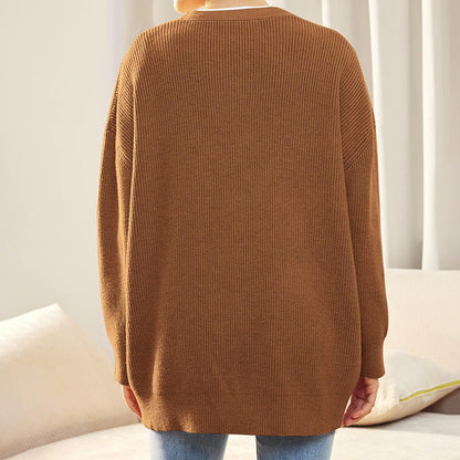 Gemütlicher Strick-Cardigan mit Knopfleiste für Damen