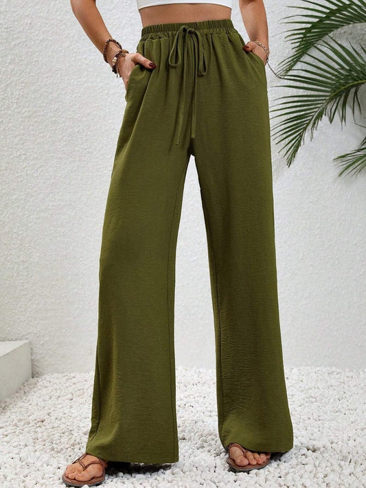 Modische Weitbein-Hose mit Stilvollem Schnitt für Frauen