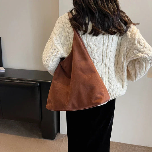 Luxuriöse Samt-Tote-Tasche mit Raffinierter Eleganz für Frauen