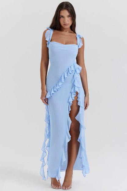 Schönes bequemes Kleid mit entspannter Silhouette für Damen