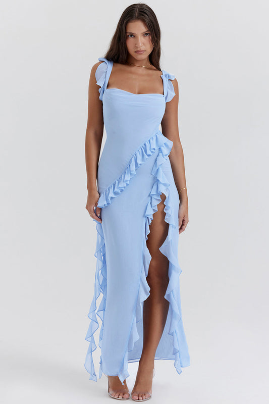 Schönes bequemes Kleid mit entspannter Silhouette für Damen