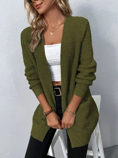 Gemütliche Offene Strickjacke Für Damen